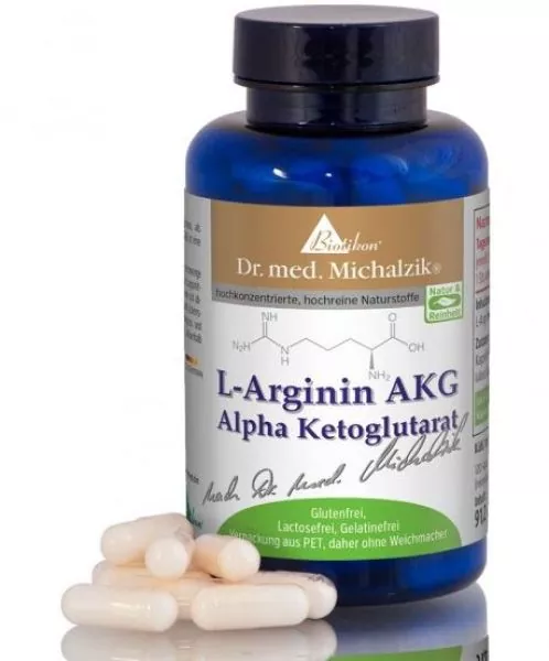 L-Arginin AKG Alpha-Ketoglutarat 120 Kapseln Nahrungsergänzungsmittel online kaufen